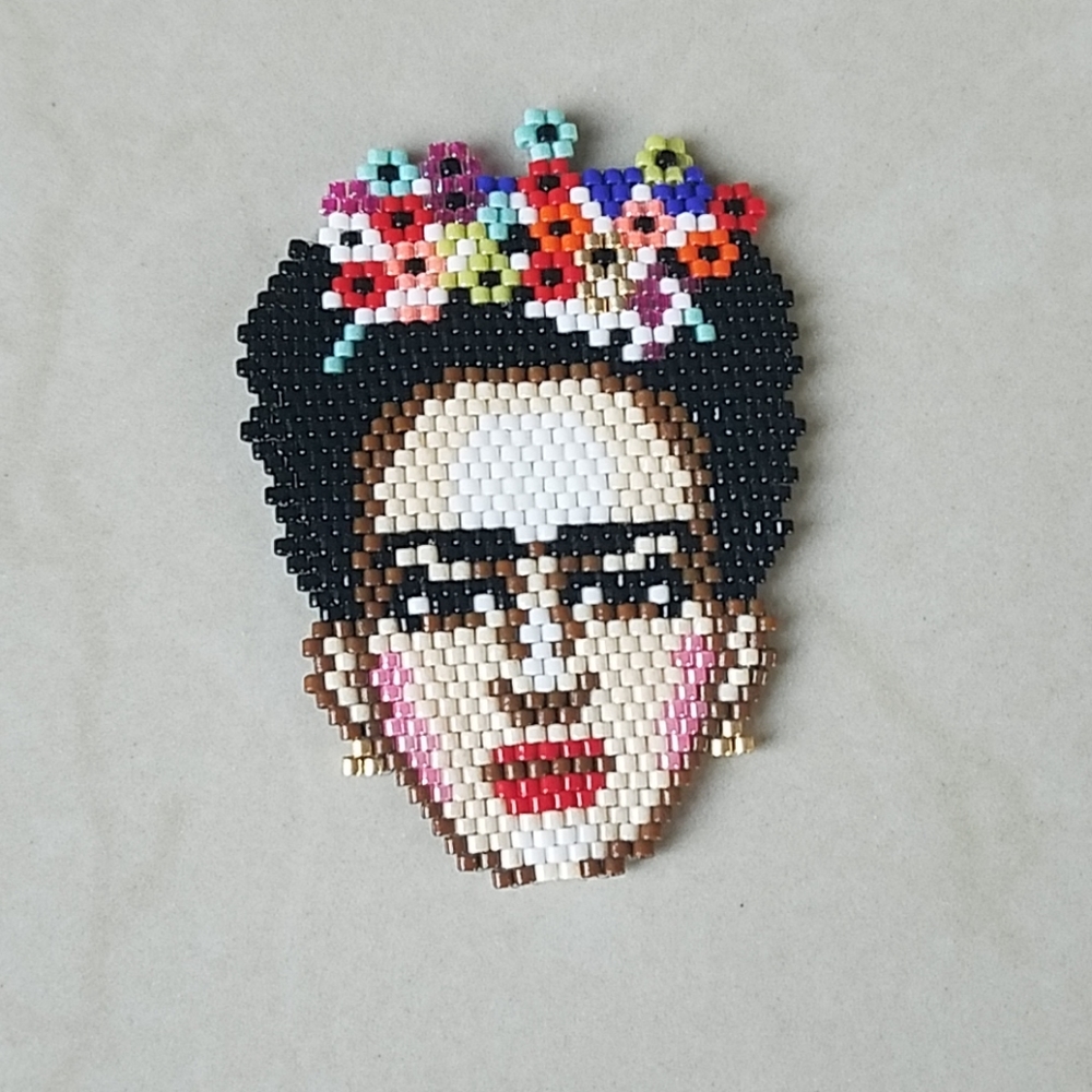 Frida kahlo pendant charm.